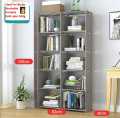 Competitive Price Thickened Book Rack Shelf Portable Metal Book Shelves, Folding Book Rack Almirah Design, Large Capacity Storage Shelves for Books, Toys , Light Weight Grocery. 