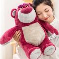 Disney Toy Story Lotso Huggin Strawberry Bear Stuffed Toys Cartoon Cute The Bear Plush Dolls Birthday Gift For Kids Girlfriend. 