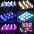 12/Box Pcs Quincunx Submersible Waterproof Wedding Party Decor Christmas Vase Tea Light Candles. 