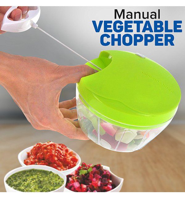 Manual Food Chopper for Vegetable Fruits Nuts Onions Chopper Hand Pull Mincer Blender Mixer Food Processor