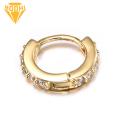 Women Earring Rhinestone Simple Mini Piercing Hoop Studs Earlobe Tragus Circle for Female. 
