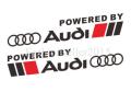 Car Sticker - 1 Pair Decal Vinyl Car Stickers for Audi Auto Doors Panel Waist Lines Size:70*15CM (Both stickers total dimension). 
