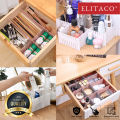 4 pcs/set Drawer Wardrobe Clapboard Partition DIY Grid Drawer Separator Divider Adjustable For Underwear Socks Storage Organizer. 