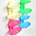 Double Soap Dish Strong Suction Cup Soap Holder Bunk Water Bath Storage Basket for Kitchen Bathroom. 