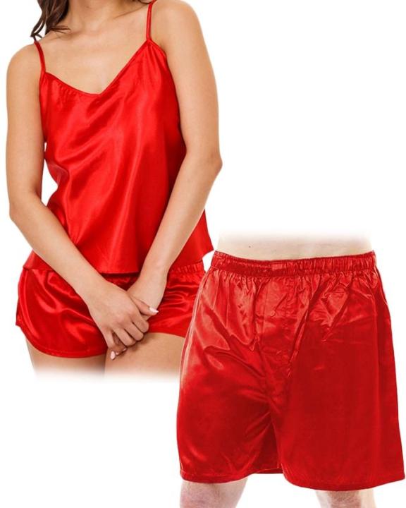 Valerie%20couple%20night%20suits%20pack%20of%202%20set%20womens%20cami%20and%20mens%20boxer%20short%20silky%20satin%20nightwears%20for%20newly%20couples%20silky%20night%20dress%20silk%20couple%20sleep%20wear%20-%20Image%202