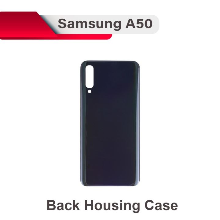 Samsung Galaxy A50 Rear Back Cover Battery Housing Door Case Replacement Part For Samsung Galaxy A50 - Black
