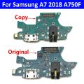 New Charging Port Connector Board Flex Cable For Samsung Galaxy A7 2018 A750 A750F / A9 2018 A920 A920F USB Charging Board. 