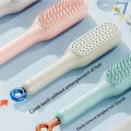 Self-Cleaning Anti-Static Hair Brush with Adjustable Rotating Lift and Massage Comb. 