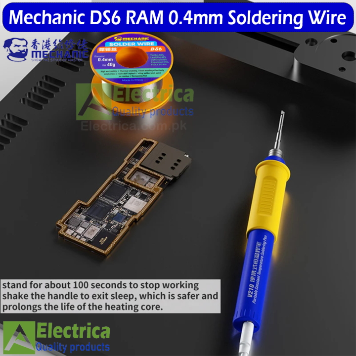 Mechanic%20DS6%2040g%200.4mm%20for%20Electronic%20Soldering%20Iron%20Welding%20High%20Purity%20No-clean%20Rosin%20Solder%20Wire%20by%20Electrica%20-%20Image%208
