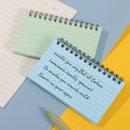 50Sheets/Book Simple Style Horizontal Line Notebook Creative Tearable Coil Book Journal Notebooks Students Stationery Office Supplies. 