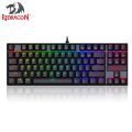 Redragon K552 KUMARA Tenkeyless RGB Mechanical Gaming Keyboard Metal Plate TKL 87 Keys Blue Switch. 