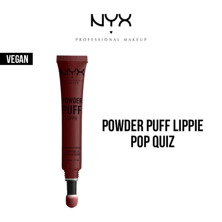 NYX Cosmetics Powder Puff Lippie Lip Cream Liquid Lipstick - Pop Quiz