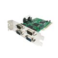 StarTech PCI4S550N 4 Port PCI RS232 Serial Adapter Card With 16550 UART. 
