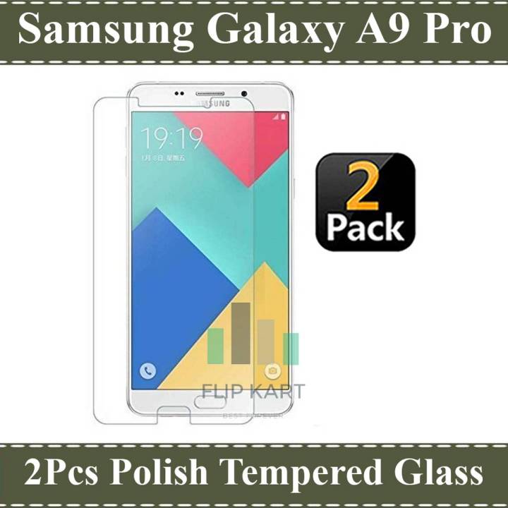 Samsung Galaxy A9 Pro Glass Protector Tempered Glass Screen Protection Polish Glass For Samsung Galaxy A9 Pro -2Pcs