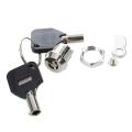 Cabinet Door Quarter Turn Security Tubular Cam Lock w Keys. 