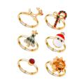 New Adjule Ring Adjule Delicate Cartoon Chrit anta Ring. 