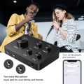 Rybozen Wireless Microphone Karaoke Mixer System, Dual Handheld Wireless Microphone for Karaoke, Smart TV, PC, Speaker, Amplifier, Wedding - Support HDMI, AUX In/Out ---- (OpenBox Condition). 