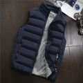 Sleeveless Puffer Jacket for Mens with Detachable Hood Winter Jacket Sleeveless with hood. 