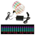 LED Neon Car Light Decoration Window Sticker Music Rhythm Sound Activated Equalizer Flash Strobe Light. 