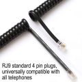 Telephone Receiver Cable, Telephone Cord, Phone Cord, Handset Cord. 