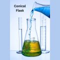 50ml Graduated Conical Flask, Borosilicate 3.3 glass, Conical Flask Pyrex Iwaki Asahi Glass, Laboratory glassware, Chemical-resistant & Heat-resistant glass Conical Flask, scientific glassware, low form Conical Flask, Chemistry apparatus. 