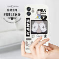 Hontinga for iPhone XS MAX Case Cartoon Magazine Style Side Design Back Cover Soft Square Edge Liquid Silicone Phone Cases. 