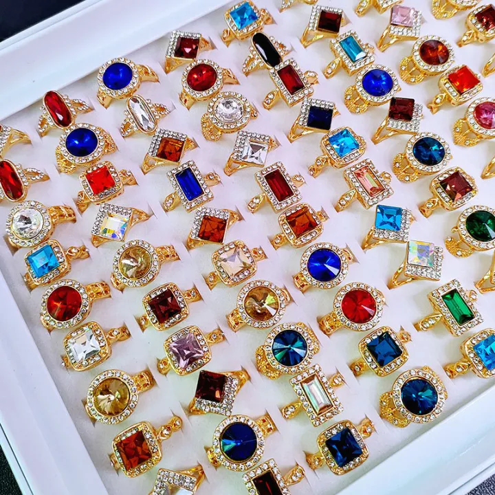 Diamond%20Jewelry%20Ring%20Zircon%20Gem%20Stone%20f%20Rings%20Gold%20Luxury%20Plated%20Exquisite%20Opp%20Bag%20Engagement%20Rings%20for%20Women%20-%20Image%205