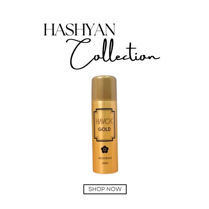 HAVOC GOLD DEODORANT BOY SPRAY FOR MEN