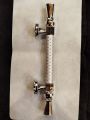 "Fancy Silver-White Door Handle: Heavy-Duty 14-Inch Gate Handle for Main Gates and All Wooden Doors (D3) - Complete with Screws". 