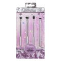 RT Eye Makeup Brush Set, Metallic Eye Gift Set, 4 Brushes. 