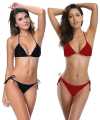 Pack Of 2 - Satin Silk Bikini Panty And Bra Sets. 