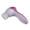 Box Packing 5 In 1 Face Cleansing Brush Silicone Facial Brush Electric Wash Face Machine. 