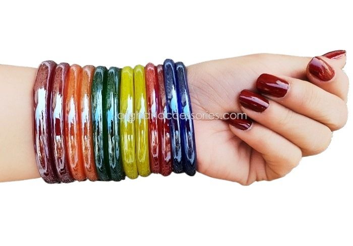 Traditional Marble Glass bangles for girls and women Glass karay  Bangles for girls and women in all sizes in different colors