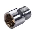 Cp nipple 1 to 6 Inch Brass Qabil Company extension for muslim shower toilet hand shower and bib tap thread nipple 3/8 x 3/8, 1/2 x 1/2. 