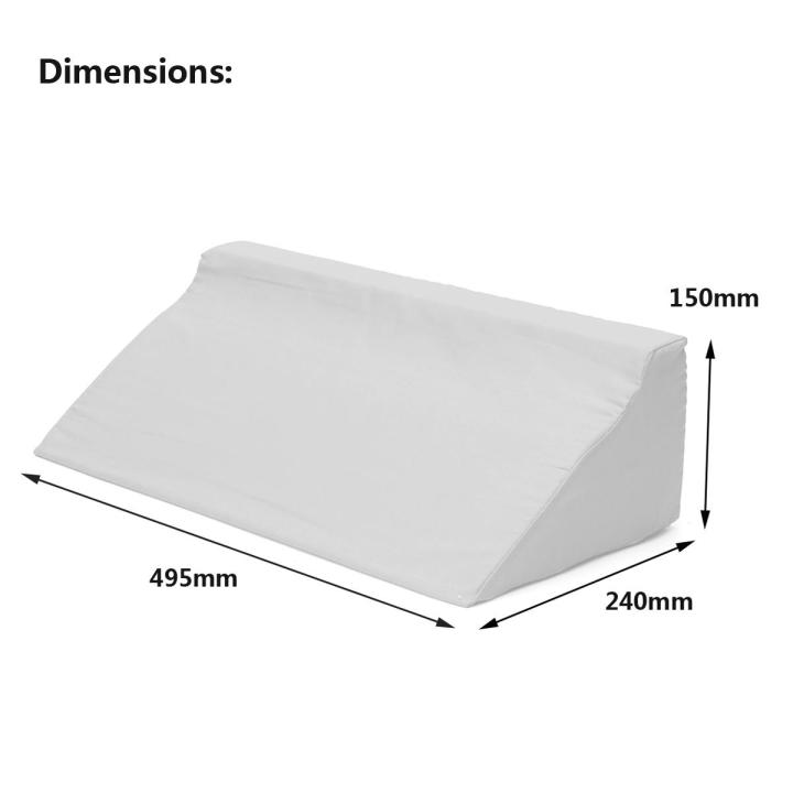 Acid Reflux Foam Bed Wedge Pillow Leg Elevation Back Lumbar Support