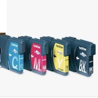 Replacement Brother LC1100HY   Printer ink cartridge - High Yield - 1 x Black,yellow, cyan, magenta (Pack—4)  750 pages - blister packed for DCP-6690CW MFC-5890CN SEALED