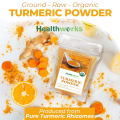 Turmeric Powder (32 Ounces / 2 Pounds) HALDI POWDER 907 GRAM - Ground Raw Organic, Curcumin, Keto, Paleo, Vegan and Non-GMO. 