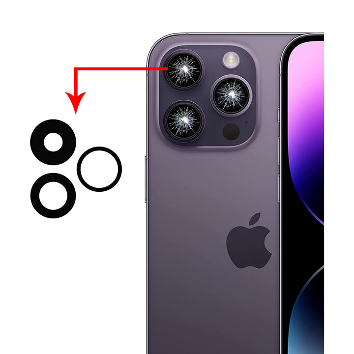 Broken Iphone X Camera Lens Repair Broken Glass On Phone Camera