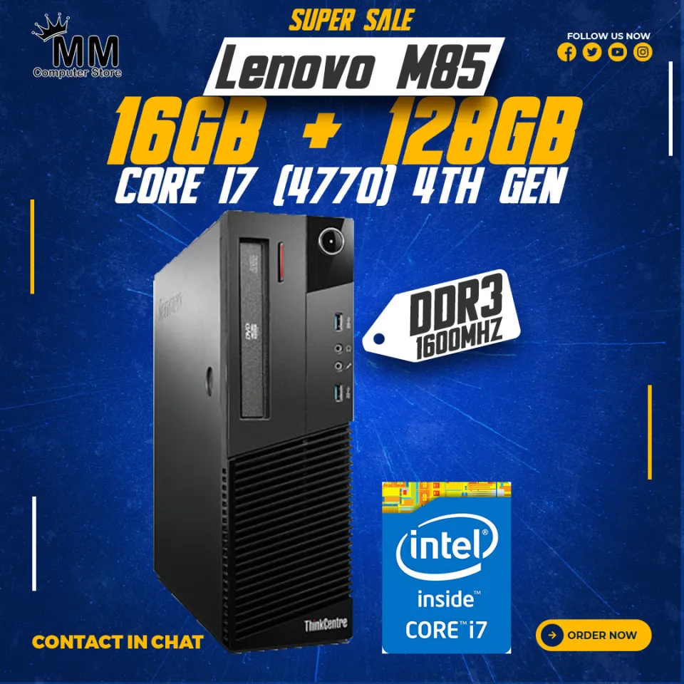 Core i7 4th Generation (4770) 8/12/16GB RAM 128GB SSD