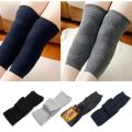 Women Men Thicken Wool Winter Warm Thermal Knee Warmers Leg Warmers Sleeve Knee Brace. 