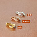[ New ] Ear Clip Converter Ear Studs Changed to Non-Piercing Earrings Triangle Clip Accessories. 