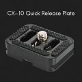 Quick Release Plate for Sirui Tripod with C-10,C-10X,E-10,E-20 Ball Heads and for 3T-35R/T005 Series Tripod Kits 4PCS. 