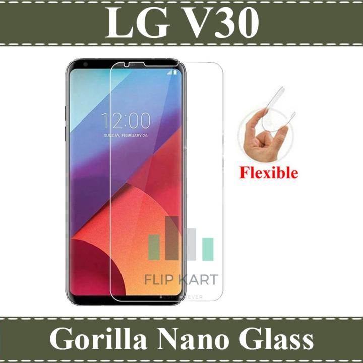 LG V30 Unbreakable Gorilla Flexible Nano Glass Premium High Quality Screen Protector For LG V30 Daraz.pk