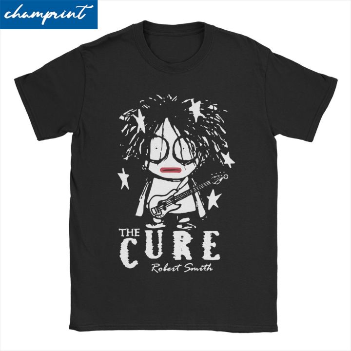 Men Women's T-shirt cure Robert Smith fashion 100% cotton tee shirt Short Sleeve T shirt o neck clothing 4XL 5XL 6XL