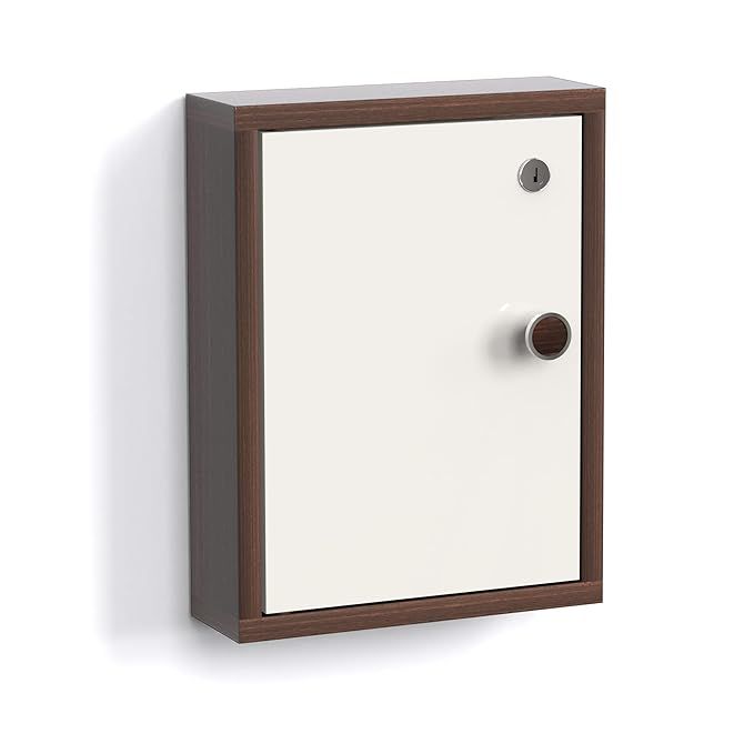 Wood%20Wall%20Mount%20Key%20Holder%20Key%20Box%20Cabinet,%20Key%20Holder%20with%20Locker%20Upto%2018%20Keys%20for%20Living%20Room%20Home%20Furniture%20(Wenge%20&%20White)%20-%20Image%205