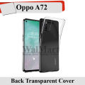 Oppo A72 Back Cover Transparent Soft Silicone Crystal Clear Case Cover For Oppo A72. 