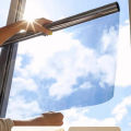 Window Solar Insulation Heat Resistant Sheet Anti-glare Blackout Glass Stickers One-way See-through Sheets. 