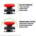 KontrolFreek FPS Freek INFERNO Thumb Sticks for PS4 / PS5, PlayStation 4 & PlayStation 5 Controller - RED. 