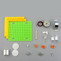 Funny Science Physical Experiment Education Toys DIY Hand Crank Generator Model. 