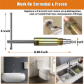 JAERBEE Compression Sleeve Puller Tool Corrosionand Frozen Supply Stop, Pipe Tool Compression Ring Removal Tool. 